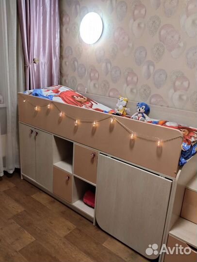 Детская кровать чердак