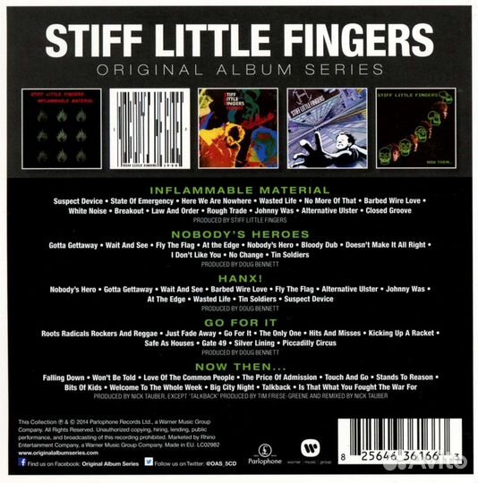 Stiff Little Fingers - Original Album Series (5 CD