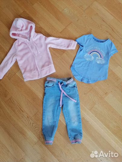 Одежда для девочки много