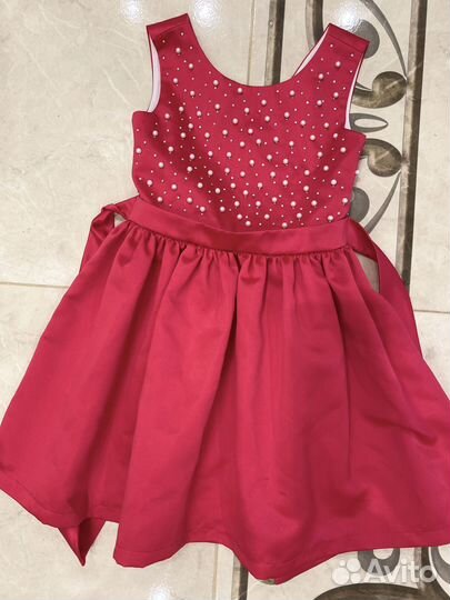Нарядное платье для девочки 110 116