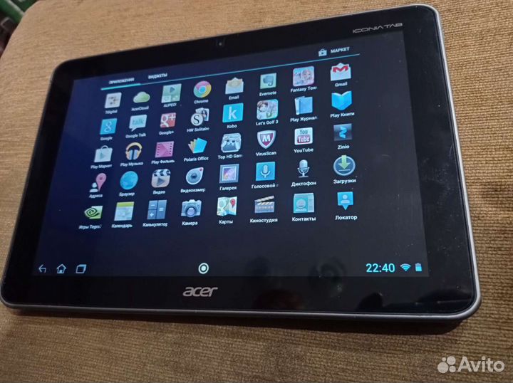 Планшет Acer iconia tab a210