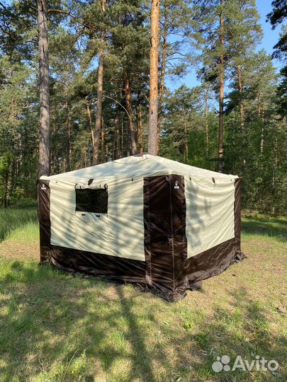 Шатер 320х320см с сеткой новый