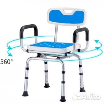 Стул в ванну SM-1301A поворотный на 360