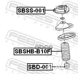 Опора амортизатора subaru impreza 00-07 переднего