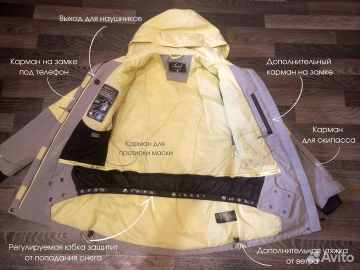 Сноубордическая куртка женская S Level