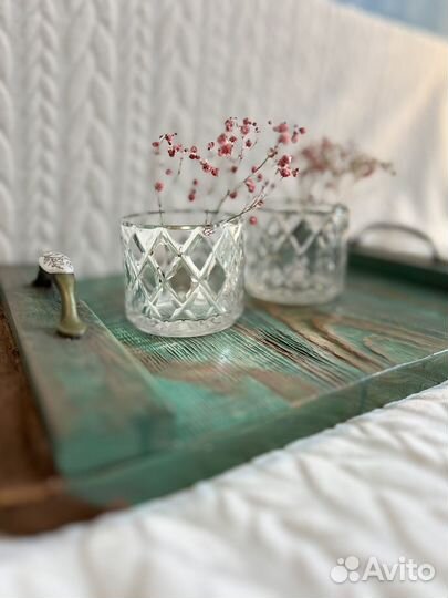 Поднос деревянный