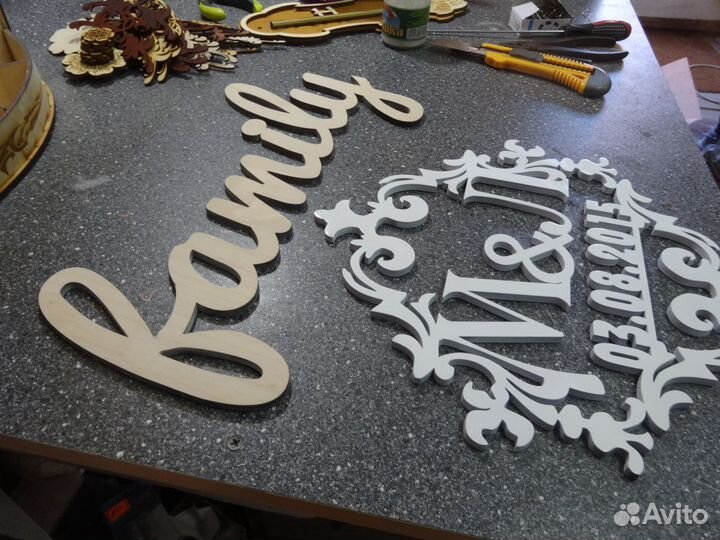 Лазерная резка фанеры 3-8 мм