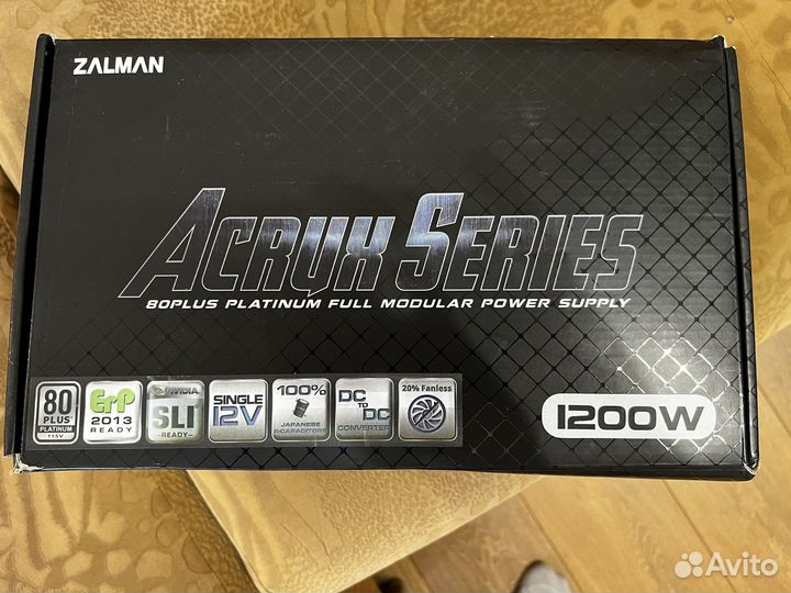 Блок питания zalman 1200 Acrux Series
