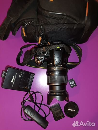 Зеркальный фотоаппарат nikon d3100 + допы