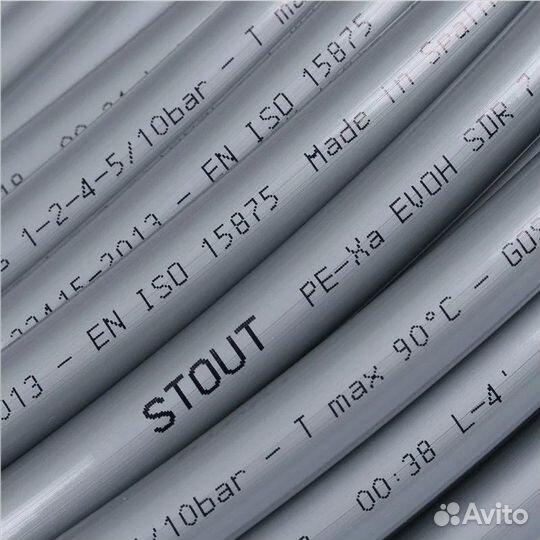 Труба сшитый полиэтилен stout 16х2.2