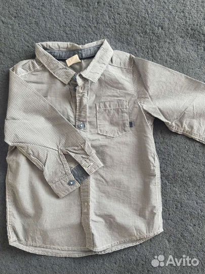 Рубашка H&M для мальчика новая размер 80