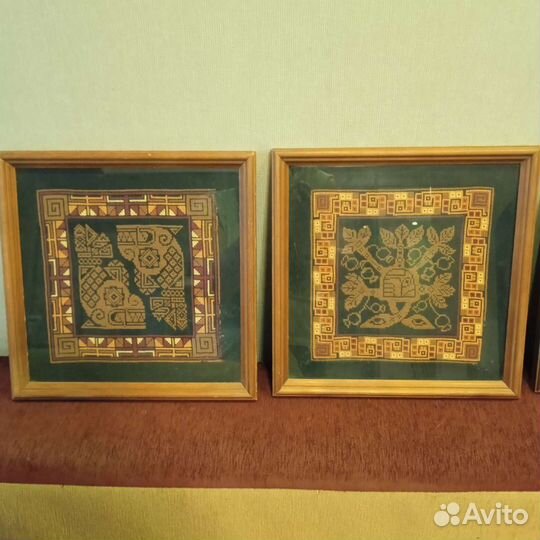 Вышивка крестом Серия из 4 работ