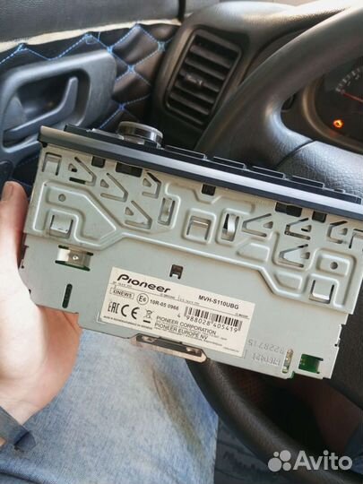 Магнитола pioneer mvh-s110ubg