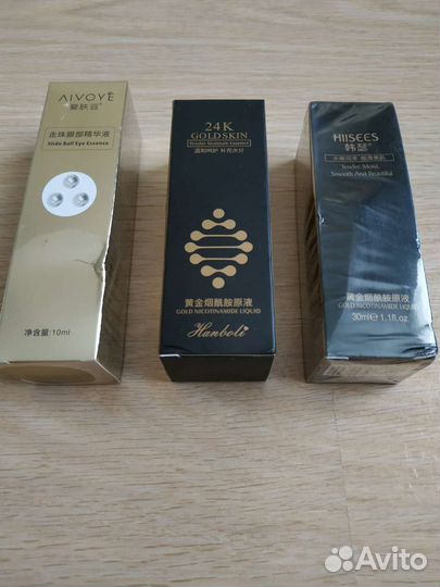 Патчи для глаз, крема, сыворотки