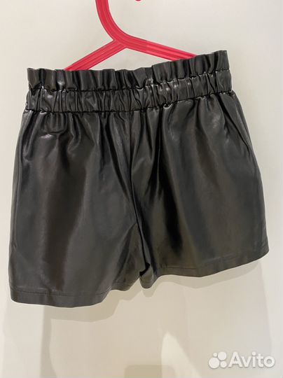 Шорты из эко кожи