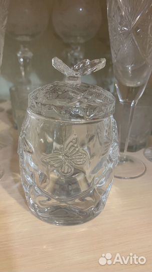 Винтажная статуэтка, ручная роспись, конфетница