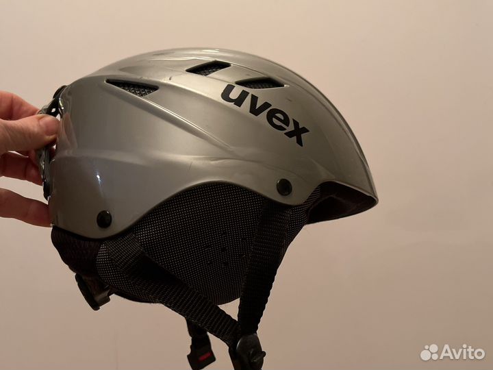Шлем горнолыжный Uvex детский раздвижной 51-56см