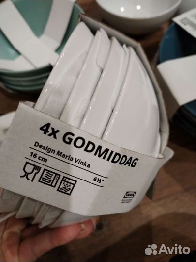 Посуда IKEA миски, тарелки