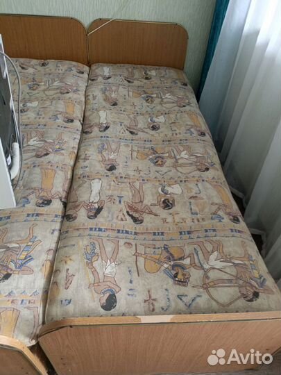 Кровать с матрасом б/у