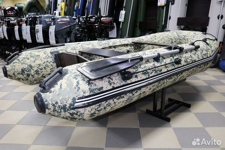 Лодка пвх Муссон 3000 ск камуфляж