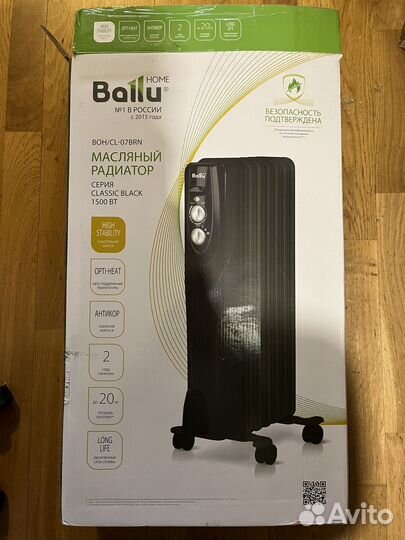 Маслянный радиатор Ballu