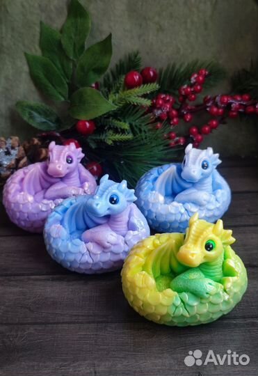 Мыло ручной работы Дракон