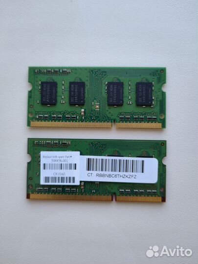 Оперативная память ddr3 для ноутбука