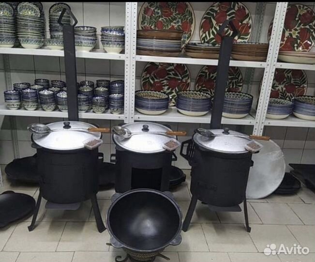 Казан чугунный / печи / садж