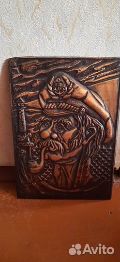 Картина масло Тотьма худ.Федюшина, подводная лодка