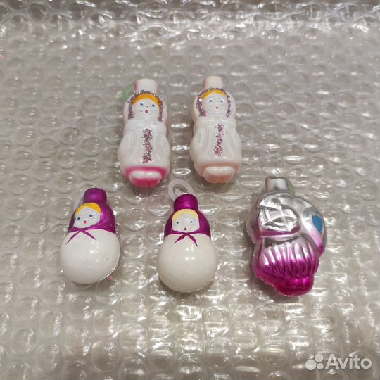 Ёлочные игрушки мини СССР