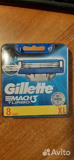 Кассеты gillette mach 3, fusion