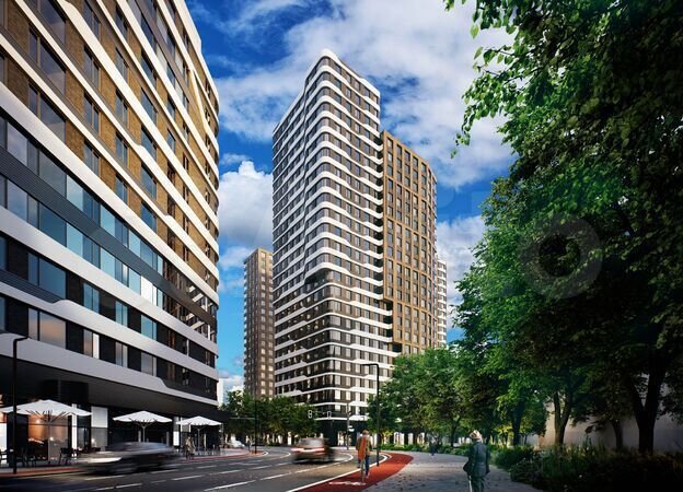 1-к. квартира, 39,5 м², 7/25 эт.