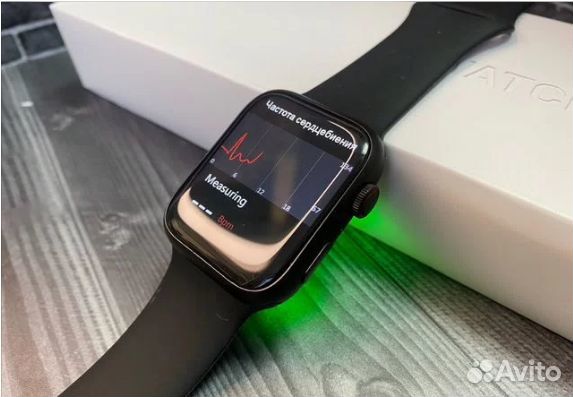 Смарт часы Apple Watch 8 с яблоком оpиг коробка