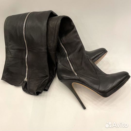 Сапоги Casadei 41 ботфорты оригинал