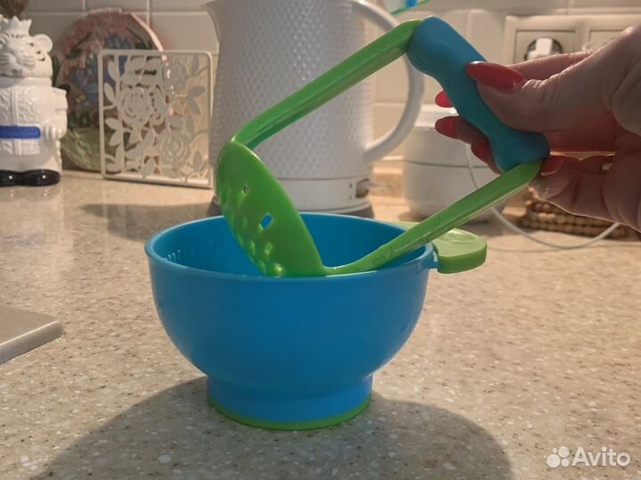 Толкушка и тарелочка детская annabel karmel