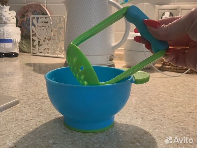 Толкушка и тарелочка детская annabel karmel