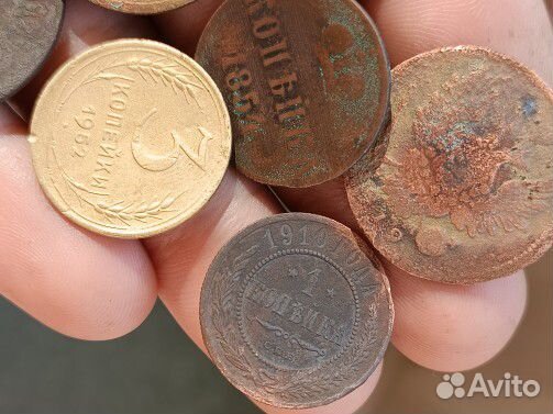 Лот монет СССР и царской Росии