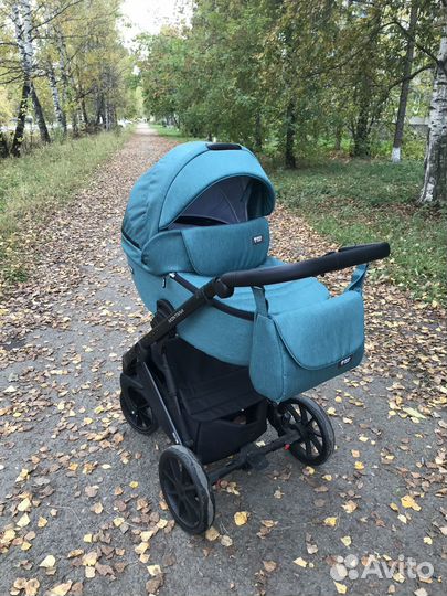 Коляска 2 в 1 riko basic изумруд