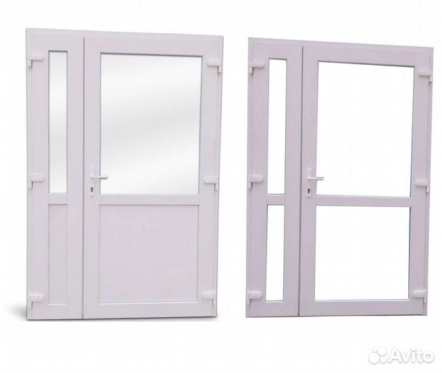 Пластиковая дверь