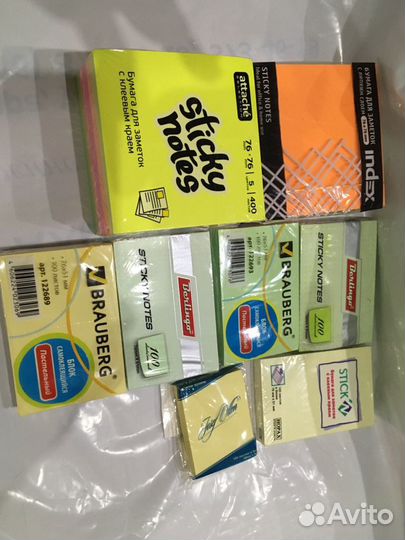 Канцтовары Скрепки, кнопки, ножницы, закладки