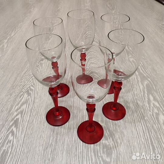 Фужеры бокалы цветное стекло