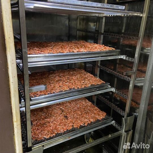 Вяленая северная креветка в остром томатном соусе