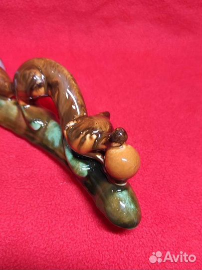 Керамическая статуэтка лиса и колобок зик Конаково