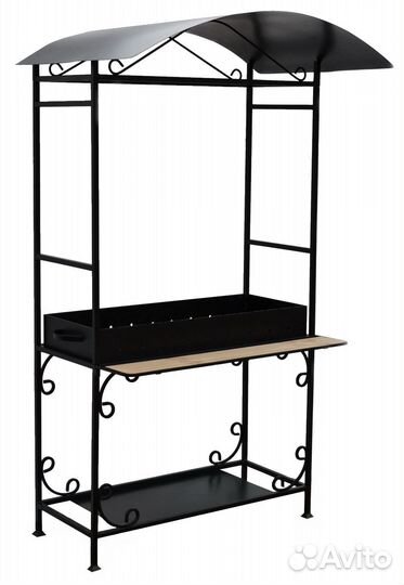 Мангал с крышей