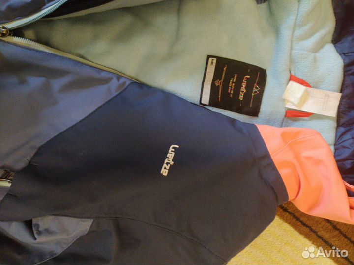 Горнолыжный комбинезон+шапка детский для девочки