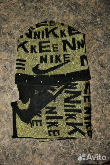 Шапка женская с шарфом