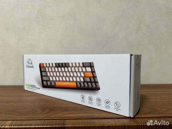 Новая механическая клавиатура k68 Bluetooth TKL