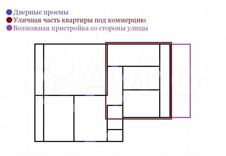 4-к. квартира, 172 м², 2/5 эт.