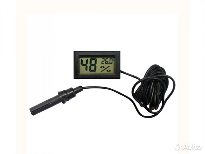 Термометр гигрометр с выносным датчиком TH-2