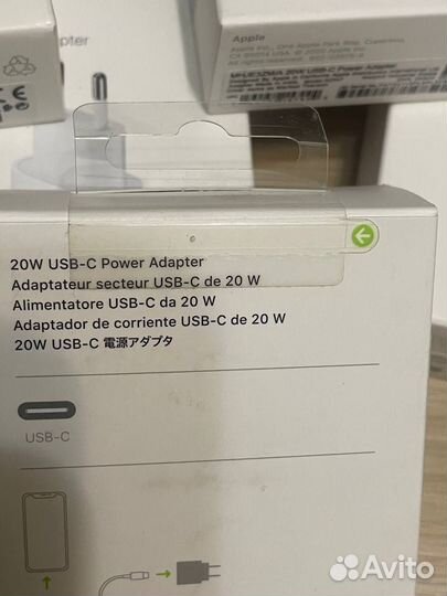 Быстрая зарядка iPhone 20w оригинал